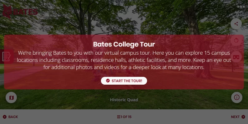 Bates College Virtual Tour