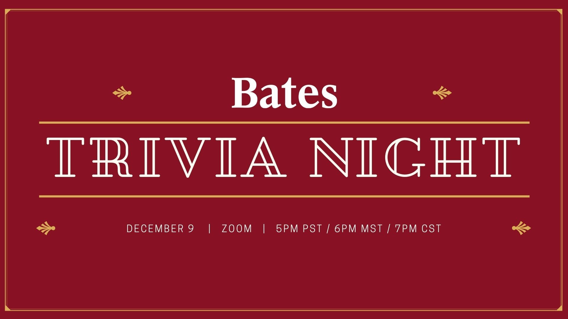 Bobcat Trivia Night Alumni Bates College