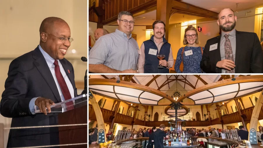 President Garry Jenkins at the Portland Presidential Reception