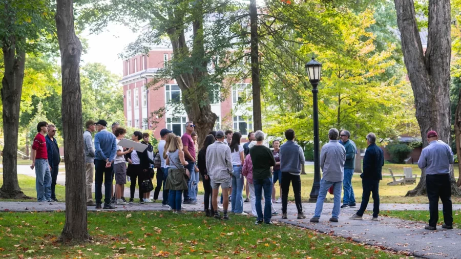 Historical Tour of Bate's Campus. Sep. 28, 2024. (Eno Little '27).