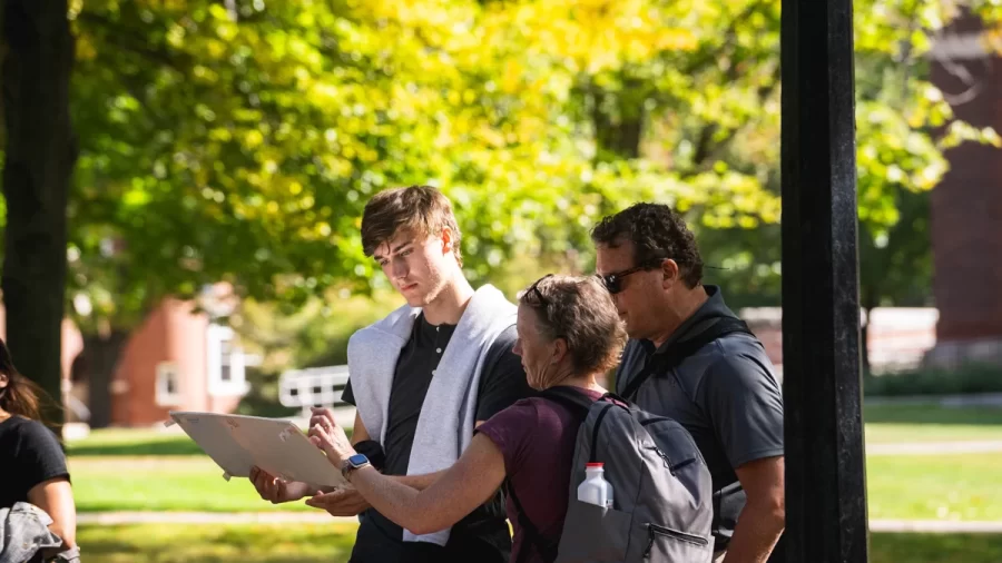 Historical Tour of Bate's Campus. Sep. 28, 2024. (Eno Little '27).