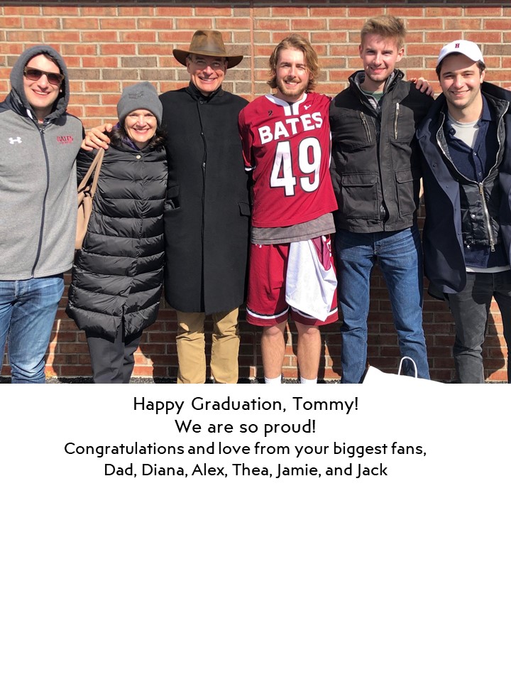 Dad, Diana, Alex, Thea, Jamie & Jack Commencement 2024 Bates College