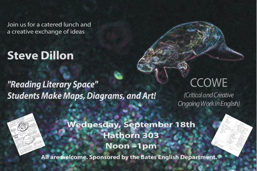 Ad for CCOWE event with Steven Dillon on September 18th at noon