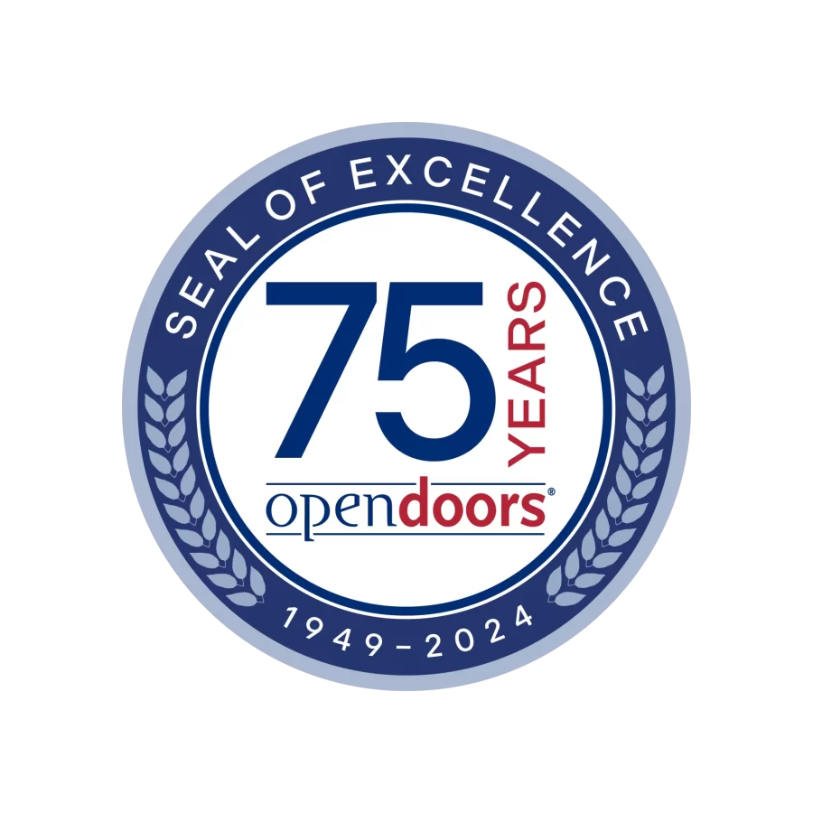 Seal of Excellence from OpenDoors for reporting international data for 75 years.