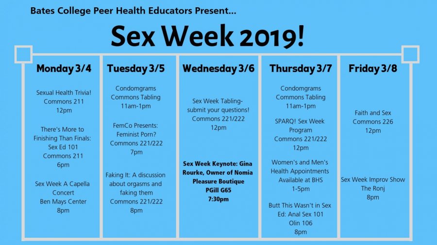 Health Sex - Sex Week 2019 | Residence Life & Health Education | Bates ...
