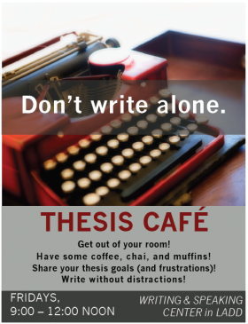 thesis writing cafe