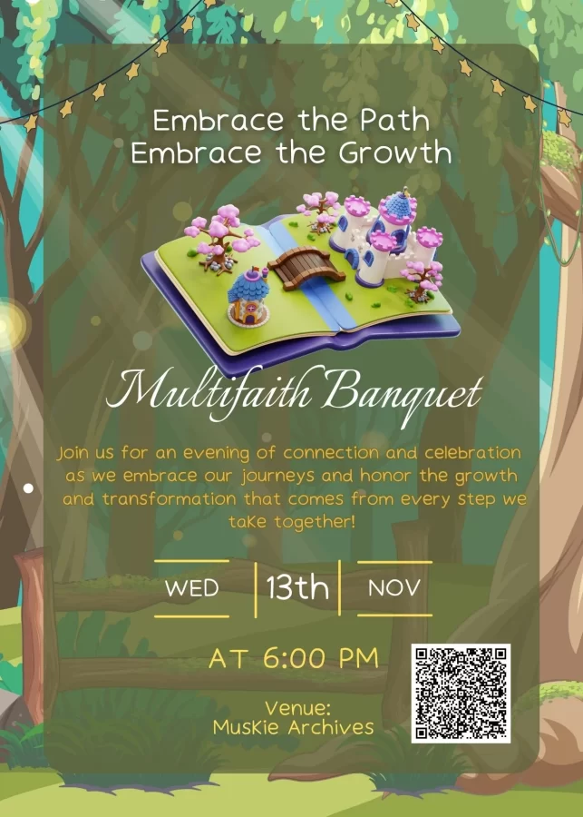 Multifaith Banquet 2024. Embrace the Path. Embrace the Growth.