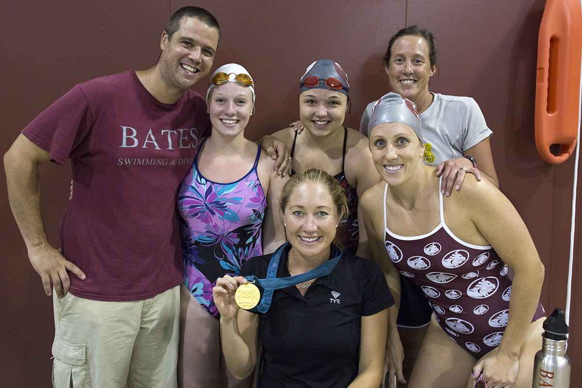 Olympic gold medalist Misty Hyman visits Bates swim camp | News | Bates ...
