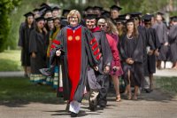 Gifts by Bates donors totaling a record $28.2 million  in fiscal 2016 have "given us great confidence in setting ambitious goals for Bates’ future," said President Spencer. (Phyllis Graber Jensen/Bates College)