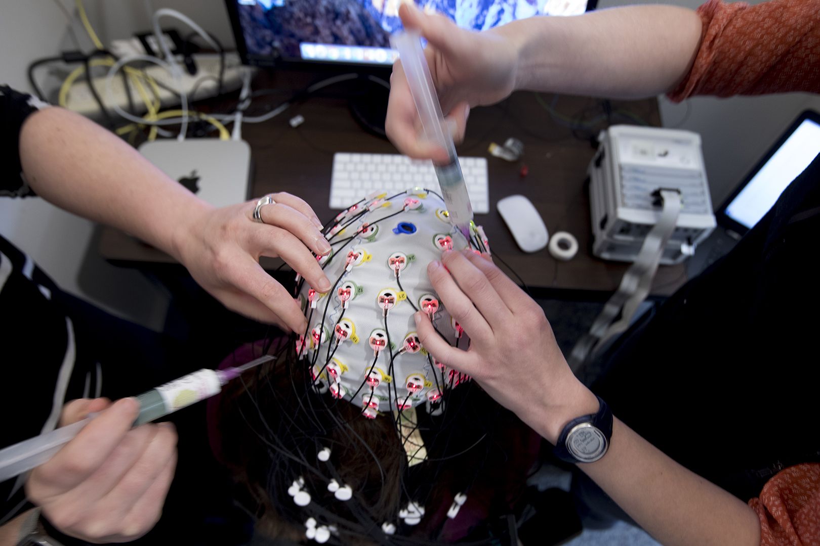 Research using EEG machines comes to Bates News Bates College