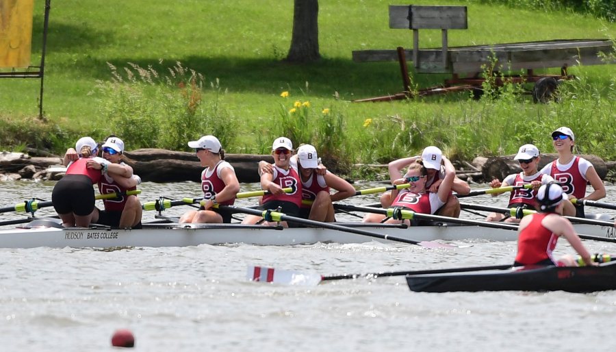 Video Behind the scenes of Bates’ third straight NCAA rowing