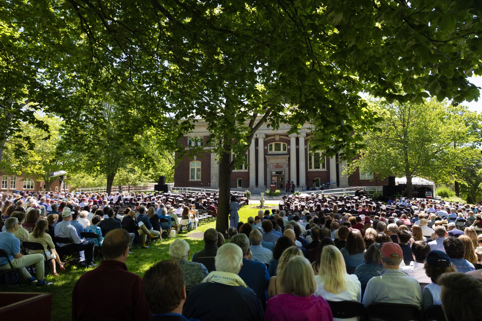 Today’s Baccalaureate service, held on the Historic Quad on  May 25, 2024, was simply picture perfect..