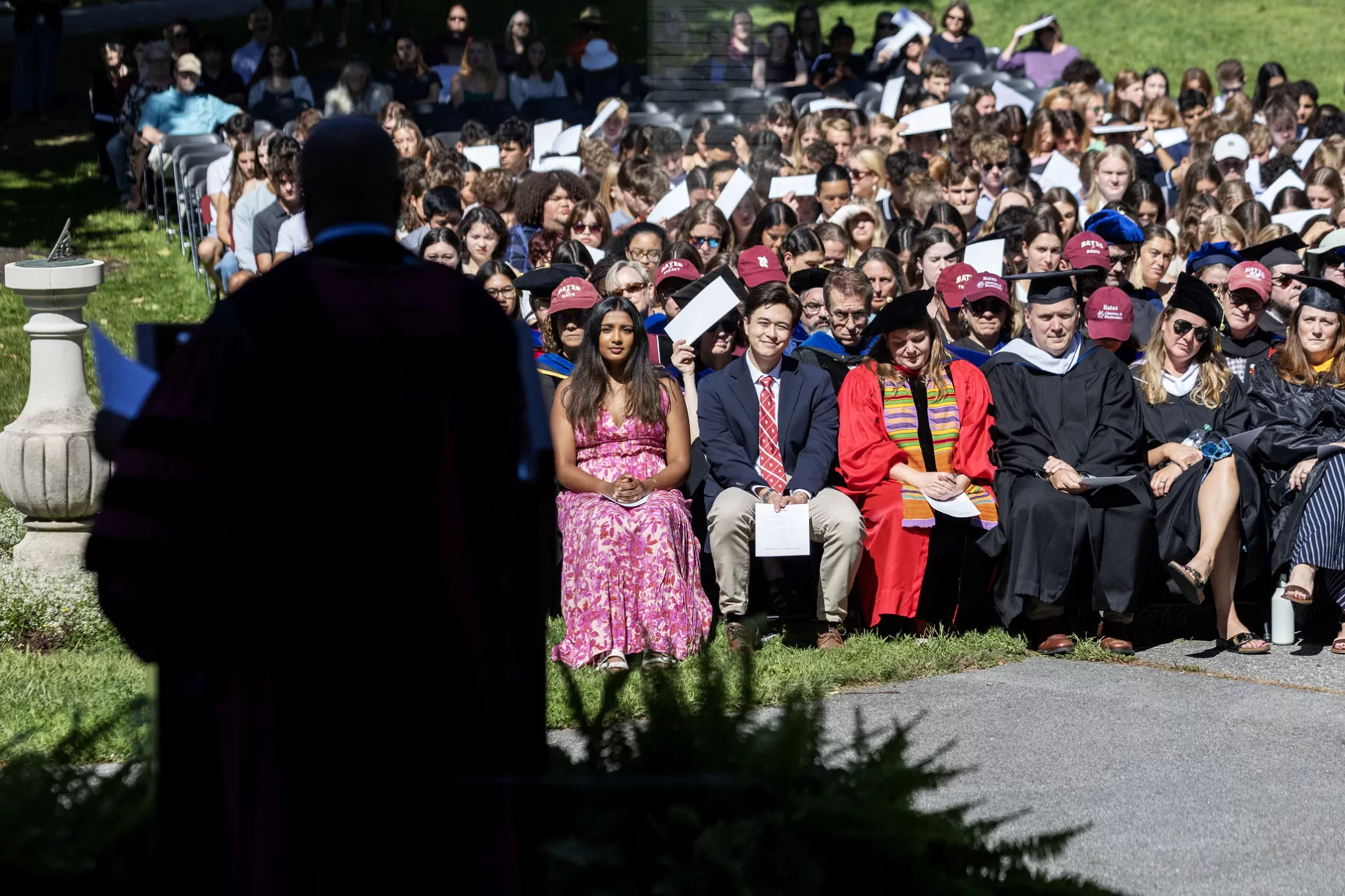 Moments from Convocation on September 3, 2024., 2024. (Theophil Syslo | Bates College)