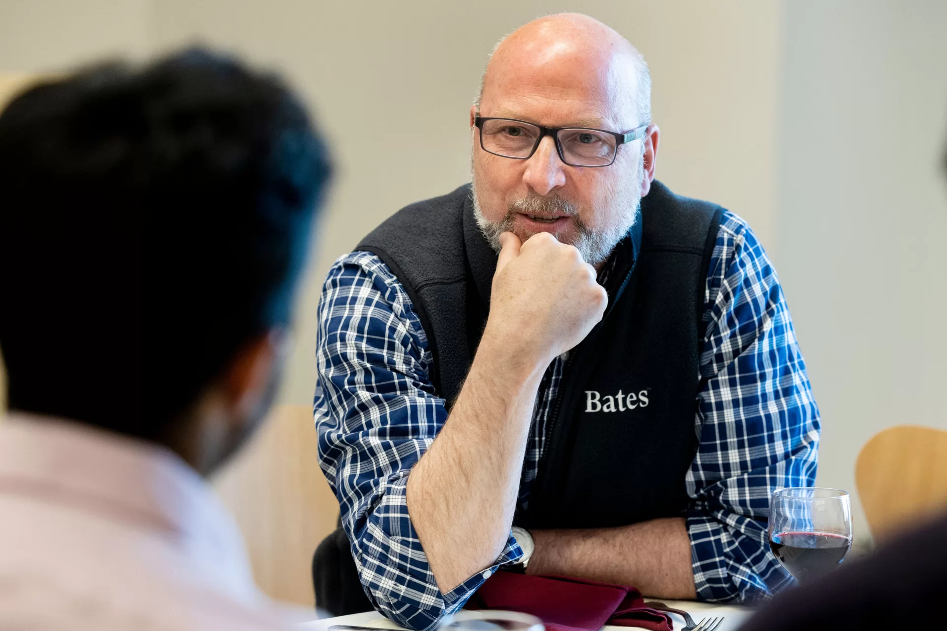 Malcolm Hill joined Bates in 2018 from the University of Richmond, where he was the Clarence E. Denoon Jr. Professor of Science and held leadership roles in the School of Arts and Sciences. Hill is a widely published scholar on the evolutionary ecology of marine invertebrates. (Phyllis Graber Jensen/Bates College)