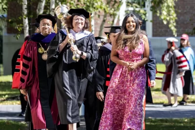 Moments from Convocation on September 3, 2024., 2024. (Theophil Syslo | Bates College)