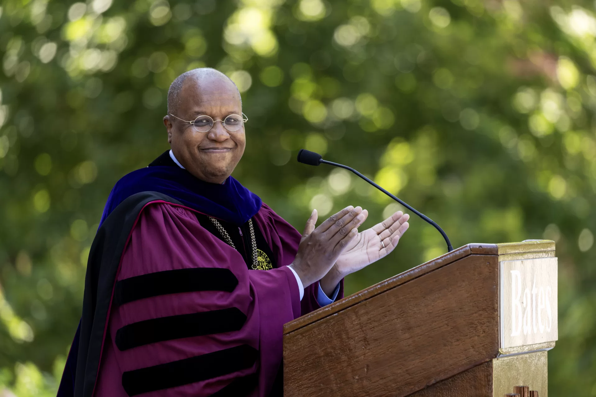 Moments from Convocation on September 3, 2024., 2024.

(Theophil Syslo | Bates College)