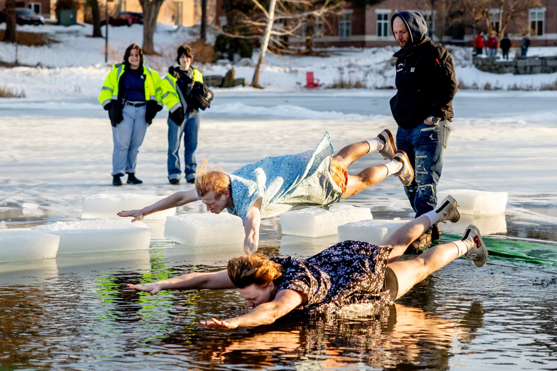 The annual Puddle Jump on Lake Andrews on Feb. 9, 2024.