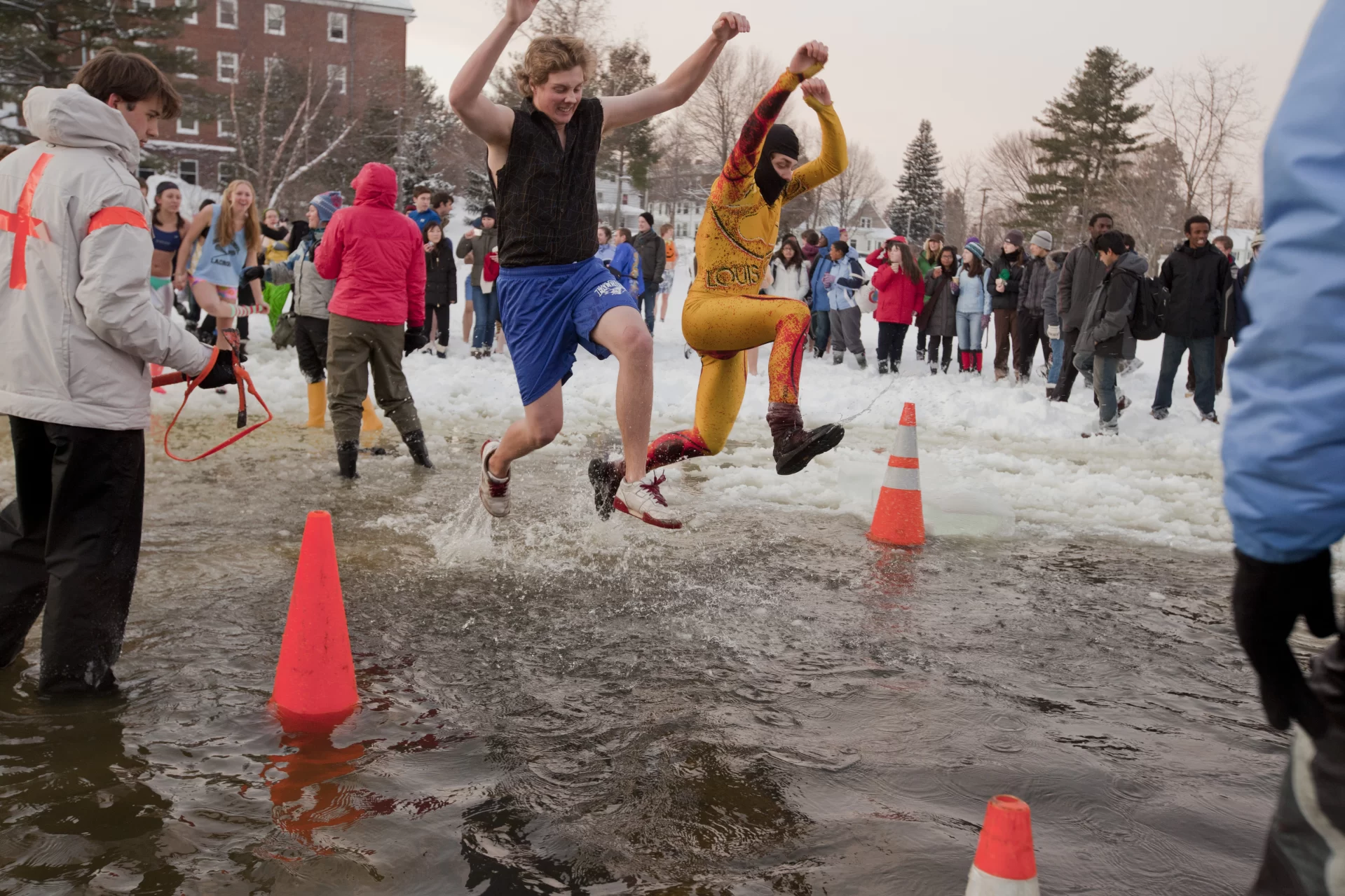 WINTER, Puddle Jumps, Outing Club, Lake Andrews