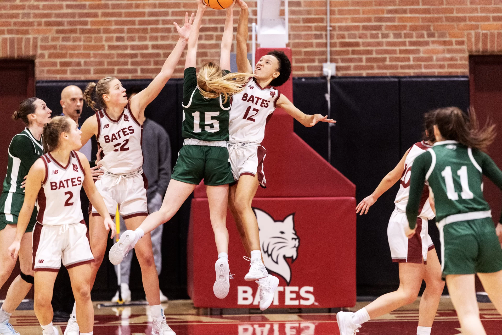 Bates hosts Babson on January 7, 2025. (Theophil Syslo | Bates College)