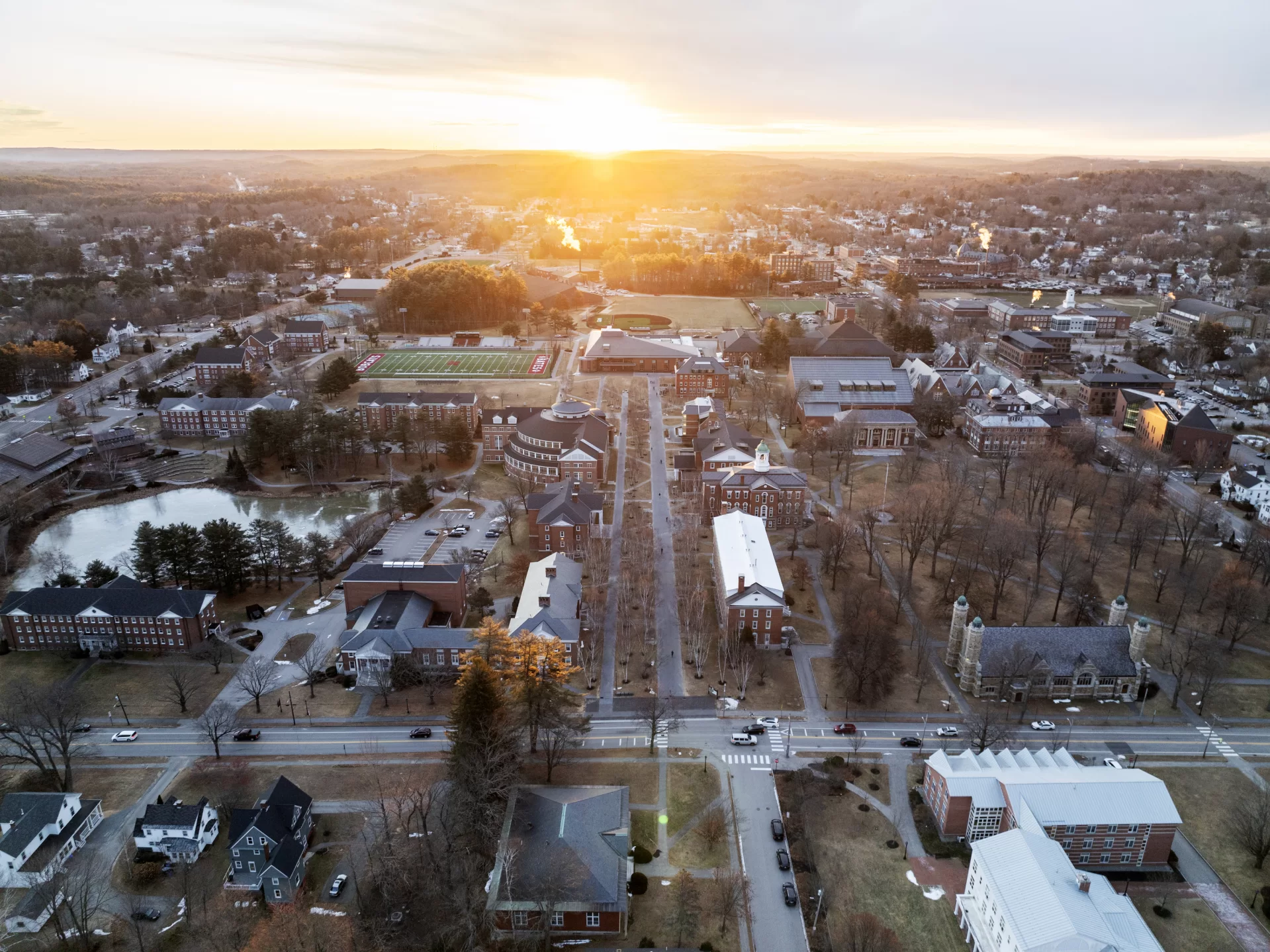 First day of winter semester classes on January 8, 2025. (Theophil Syslo | Bates College)