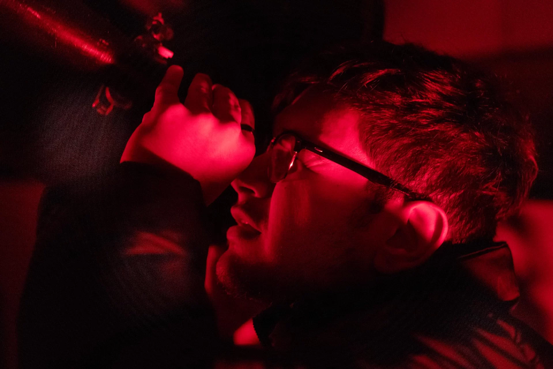 Evan Boxer-Cook ’26, of Scarborough, Maine, leads the Bates Astronomy Club from Carnegie 321 to the Stephens observatory, located on the roof of Carnegie, on January 15, 2025. (Theophil Syslo | Bates College)