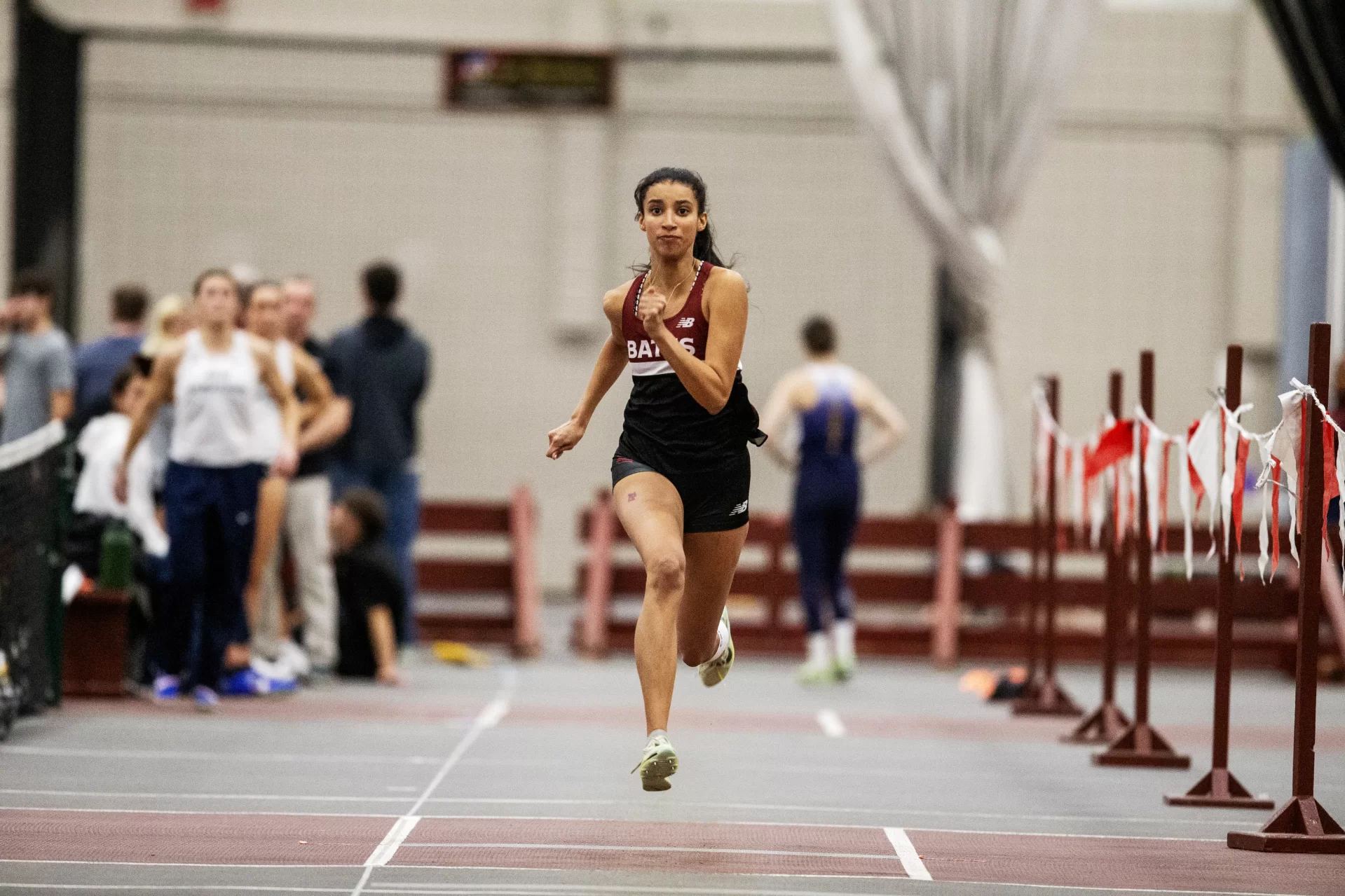 Track and Field Bates Invitational hosted on January 18, 2025. (Theophil Syslo | Bates College)