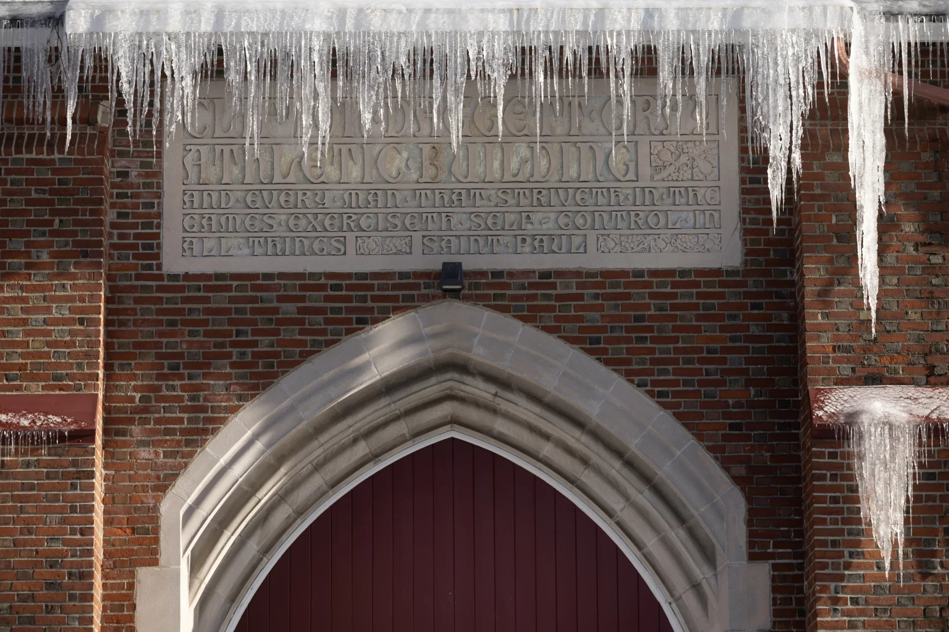 Bates, Bowdoin, and Colby Black Student Summit, Saturday, February. 8, from 11 a.m. to 8 p.m. on the Bates campus, hosted this year by the Student Center for Belonging and Community (SCBC). Icicles hanging over the entrance to the Gray Athletic Building. These photographs were taken in Chase Hall, I Chase Hall Lounge (arrival and checkin, student and alumni panel, and Fireside Chat with BBC leadership). Lunch and mingling was in Memorial Commons. “When I dare to be powerful, to use my strength in the service of my vision, then it becomes less and less important whether I am afraid,” — Audre Lorde Student and Alumni Panel Students Bates: Rashad King ’25 and Naomi Maloney ’28 Bowdoin: Ephraim Tutu ’28 Colby: Hadia Killang ’25 and Naj Yerokun ’26 Alumni Bates: Loseni Barry ’22 and Marissa Phoenix ’15 Bowdoin: Jasmine Ross ’14 Colby: Brian Guillery ’16 and Jamaal Grant ’16 Fireside Chat — BBC Leadership Bates: Rosanna Ferro, VP for Student Affairs Bowdoin: Katie Toro-Kerrari, Senior Associate Dean for Student Affairs Colby: Gustavo Burkett, Dean of the College Other activities, not photographed, included student-led line dancing and music workshops, trivia, pre-assigned workshops on burnout prevention, imposter syndrome, and Black Masculinity, along with dinner in Commons and a BSU mixer and dance in the Mays Center.