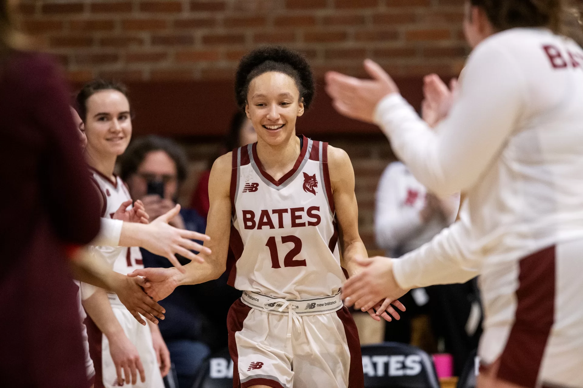 Bates Women’s Basketball hosts Tufts on February 16, 2025. (Theophil Syslo | Bates College)