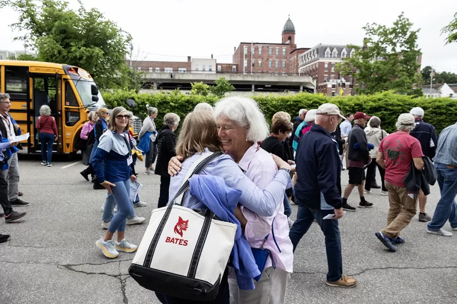 Moments from 50th Reunion Riverwalk during Reunion on June 7, 2024. (Theophil Syslo | Bates College)